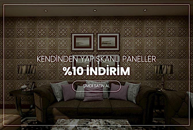 Kendinden Yapışkanlı Duvar Panelleri