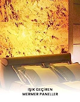 Işık Geçiren İnce Mermer Paneller 