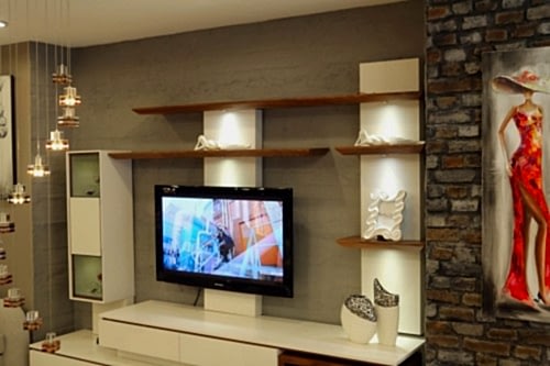  - F-009-1 Brüt Beton Fiber Duvar Paneli