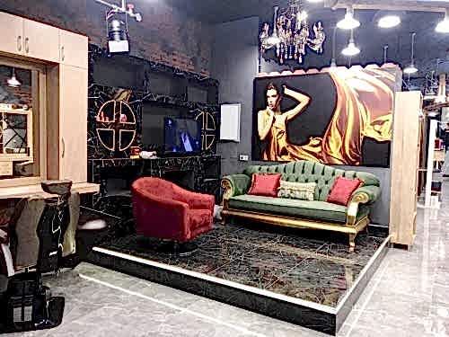 PMD-03 Black & White Mermer PVC Plaka - Thumbnail