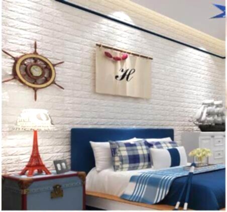 TSW-01 Kendinden Yapışkanlı Sünger Duvar Paneli - Thumbnail